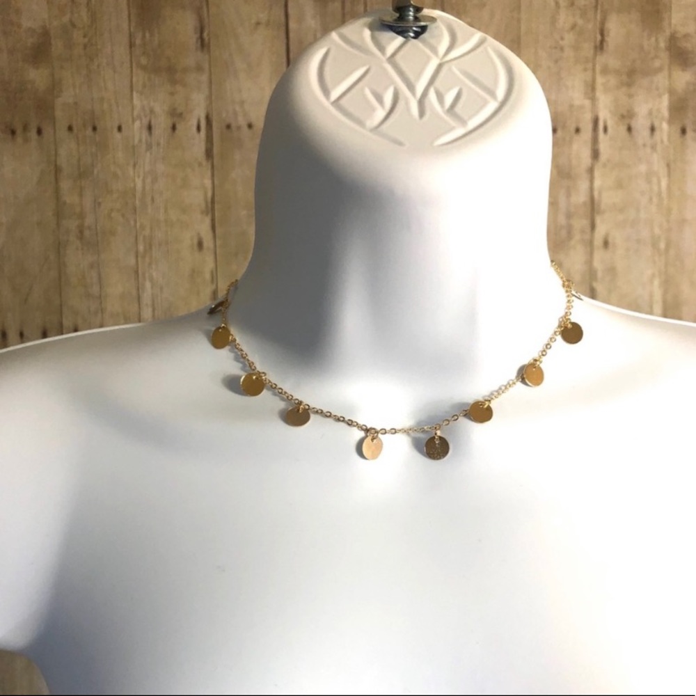 โจHPโจNEW Dainty Gold Coin Choker - Picture 3 of 3
